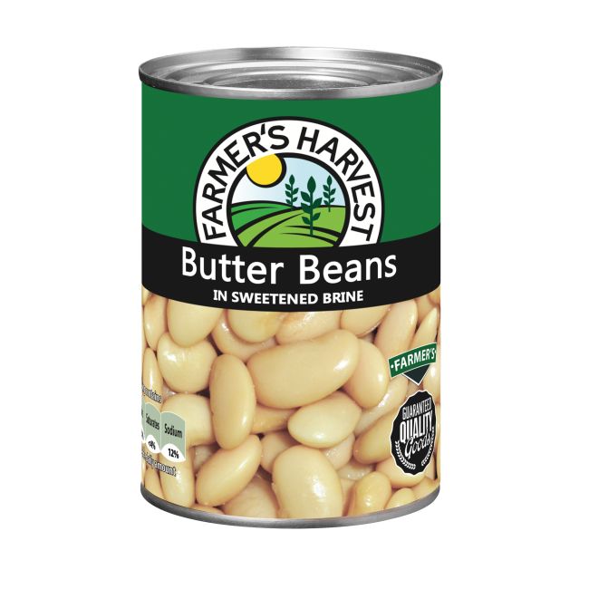 Farmers harvest butter beans 400g